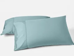 Online Coyuchi Lattice Organic Percale Pillowcases
