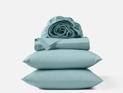Online Coyuchi Lattice Organic Percale Sheet Set