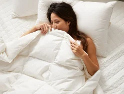 Outlet Coyuchi Lightweight Down Duvet Insert White