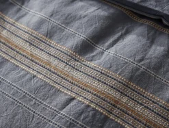 Hot Coyuchi Lobos Organic Sham Azure w/Indigo