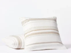 New Coyuchi Lobos Organic Sham Soft White w/Hazel