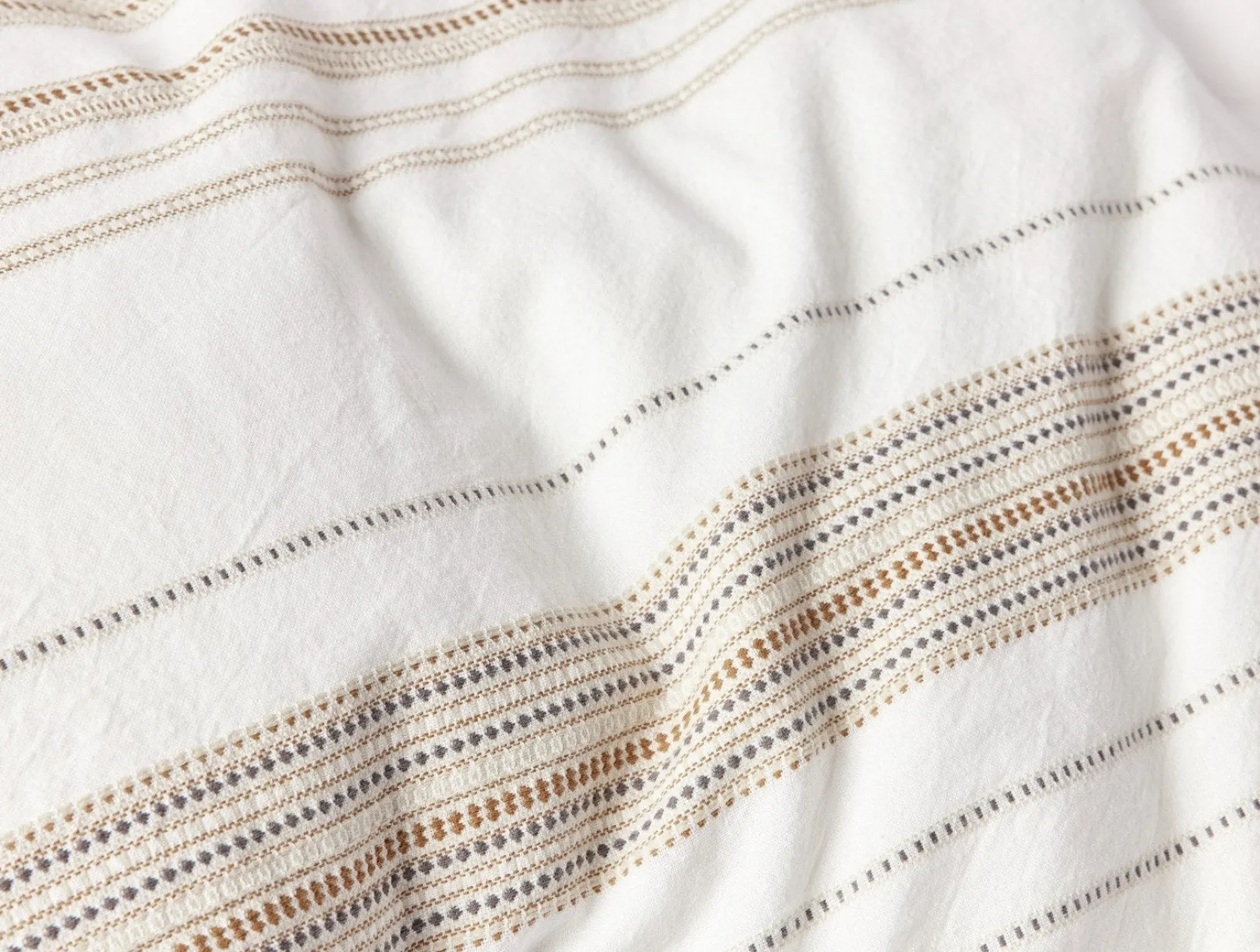 New Coyuchi Lobos Organic Sham Soft White w/Hazel