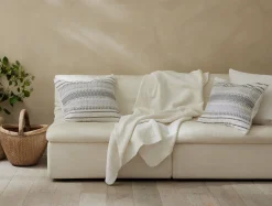 Outlet Coyuchi Lost Coast Decorative Organic Pillow Cover
