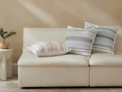 Outlet Coyuchi Lost Coast Decorative Organic Pillow Cover