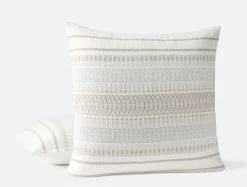 Outlet Coyuchi Lost Coast Decorative Organic Pillow Cover