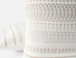 Outlet Coyuchi Lost Coast Decorative Organic Pillow Cover