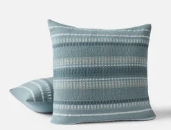Outlet Coyuchi Lost Coast Decorative Organic Pillow Cover
