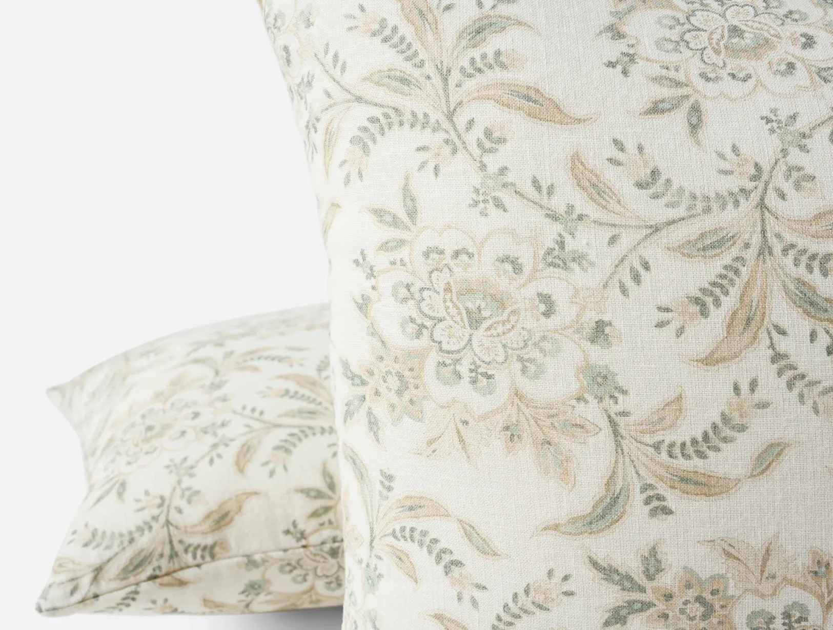 Clearance Coyuchi Marguerite Organic Print Decorative Pillow Cover