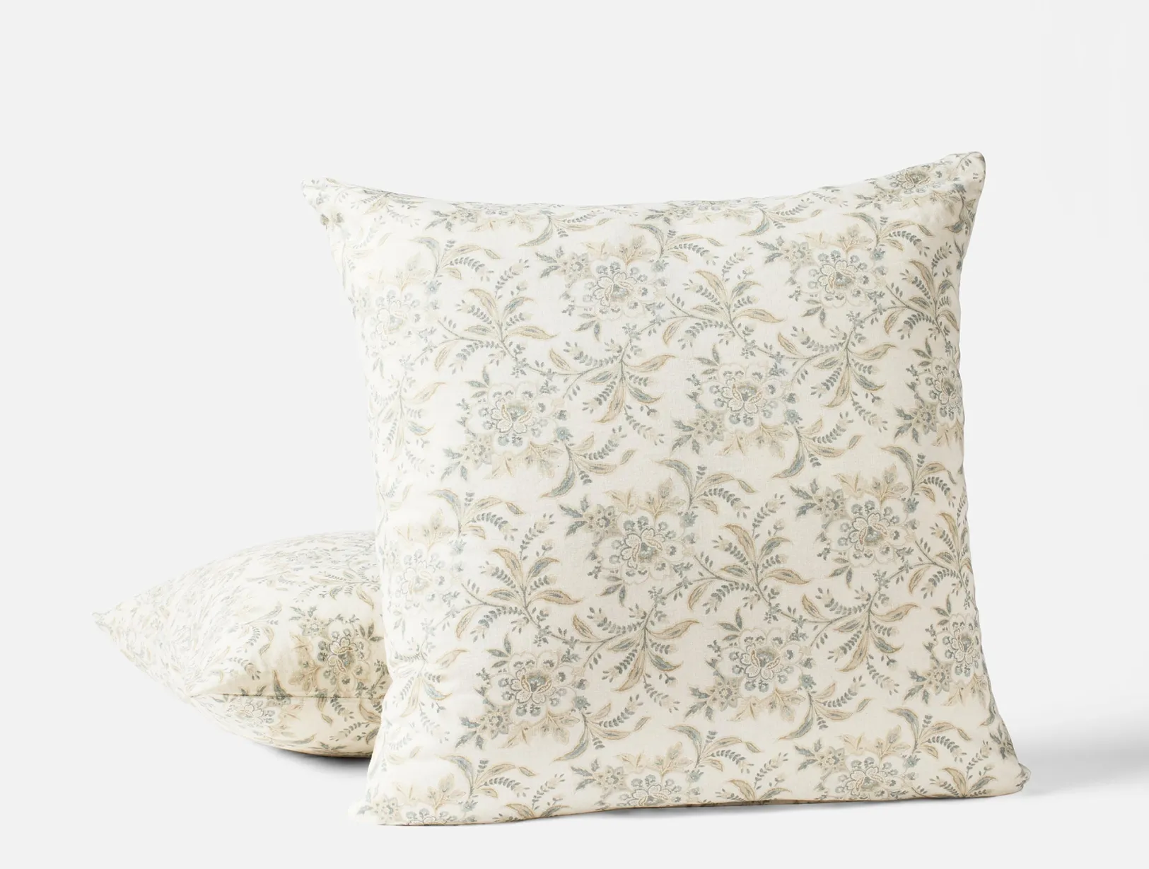Clearance Coyuchi Marguerite Organic Print Decorative Pillow Cover
