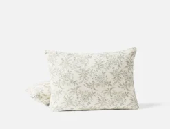 Clearance Coyuchi Marguerite Organic Print Decorative Pillow Cover