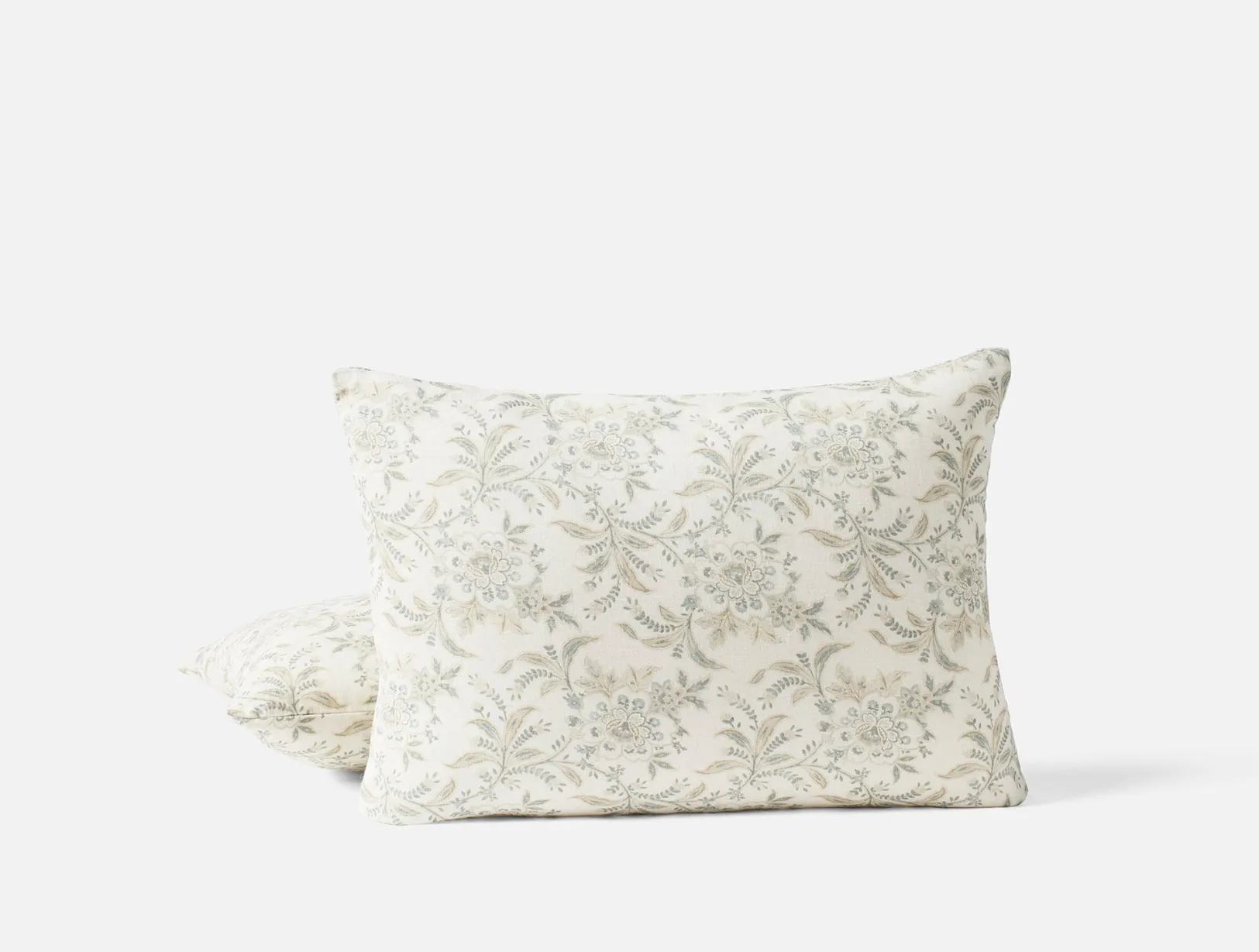 Clearance Coyuchi Marguerite Organic Print Decorative Pillow Cover