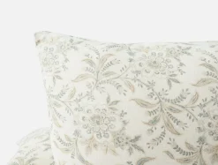 Clearance Coyuchi Marguerite Organic Print Decorative Pillow Cover