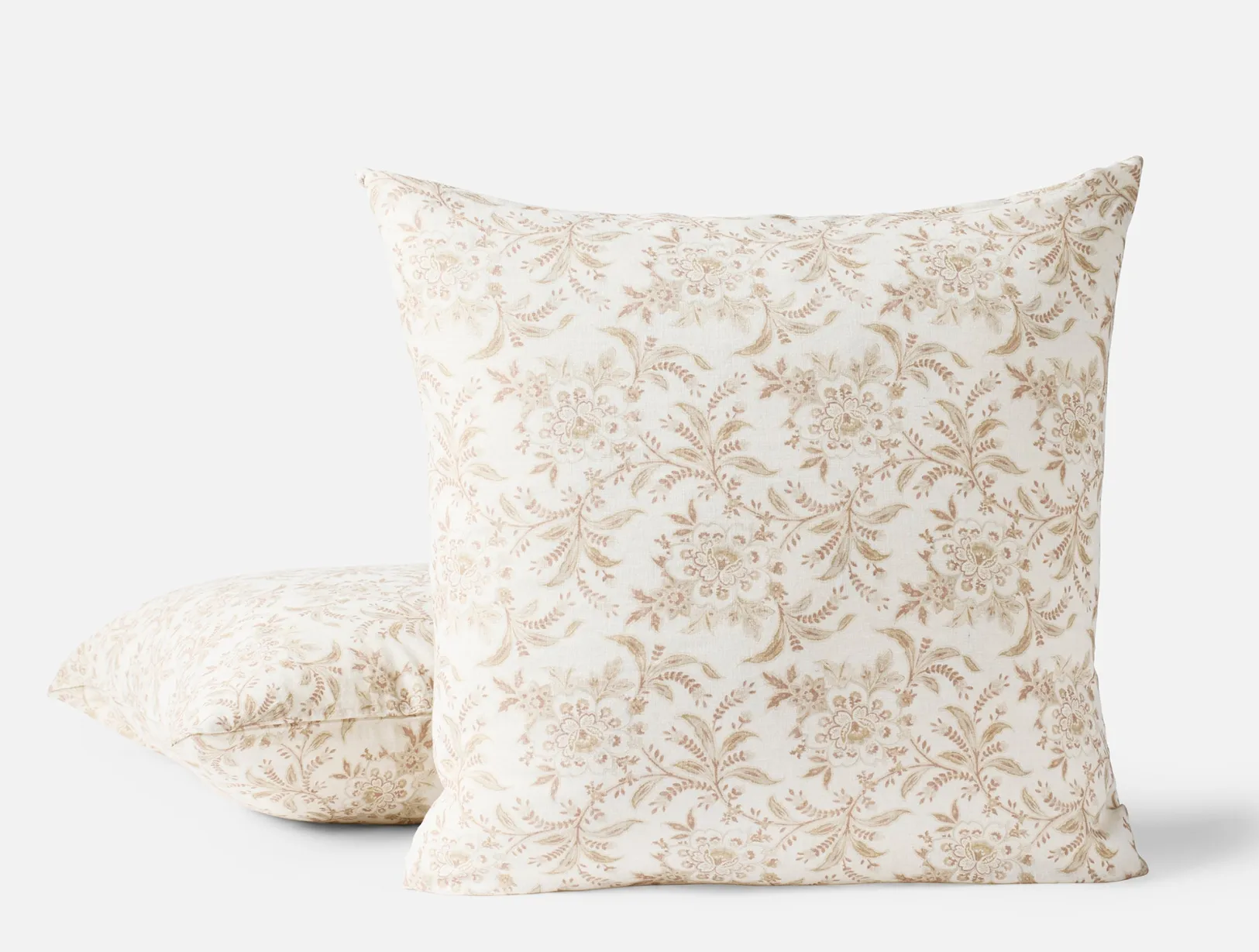 Clearance Coyuchi Marguerite Organic Print Decorative Pillow Cover