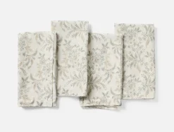 Sale Coyuchi Marguerite Organic Print Napkins, Set of 4