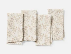 Sale Coyuchi Marguerite Organic Print Napkins, Set of 4