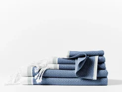 Sale Coyuchi Mediterranean Organic Towels - Set of 6