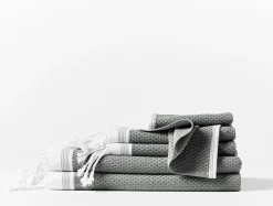 Sale Coyuchi Mediterranean Organic Towels - Set of 6