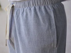 Fashion Coyuchi Men's Organic Crinkled Pajama Pants