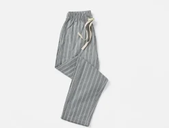 Fashion Coyuchi Men's Organic Crinkled Pajama Pants