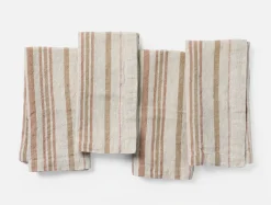 Discount Coyuchi Mojave Organic Linen Napkins, Set of 4