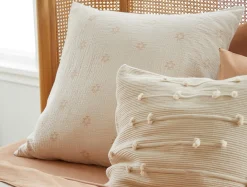 Outlet Coyuchi Noe Organic Sham Undyed w/Ginger