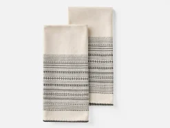 Discount Coyuchi Oak Organic Hand Towel, Set of 2