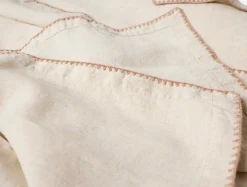 Sale Coyuchi Olivos Embroidered Organic Linen Napkins