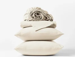 Hot Coyuchi Organic Crinkled Percale™ Sheet Set