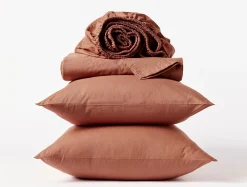 Hot Coyuchi Organic Crinkled Percale™ Sheet Set
