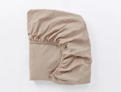 Discount Coyuchi Organic Crinkled Percale™ Fitted Sheet