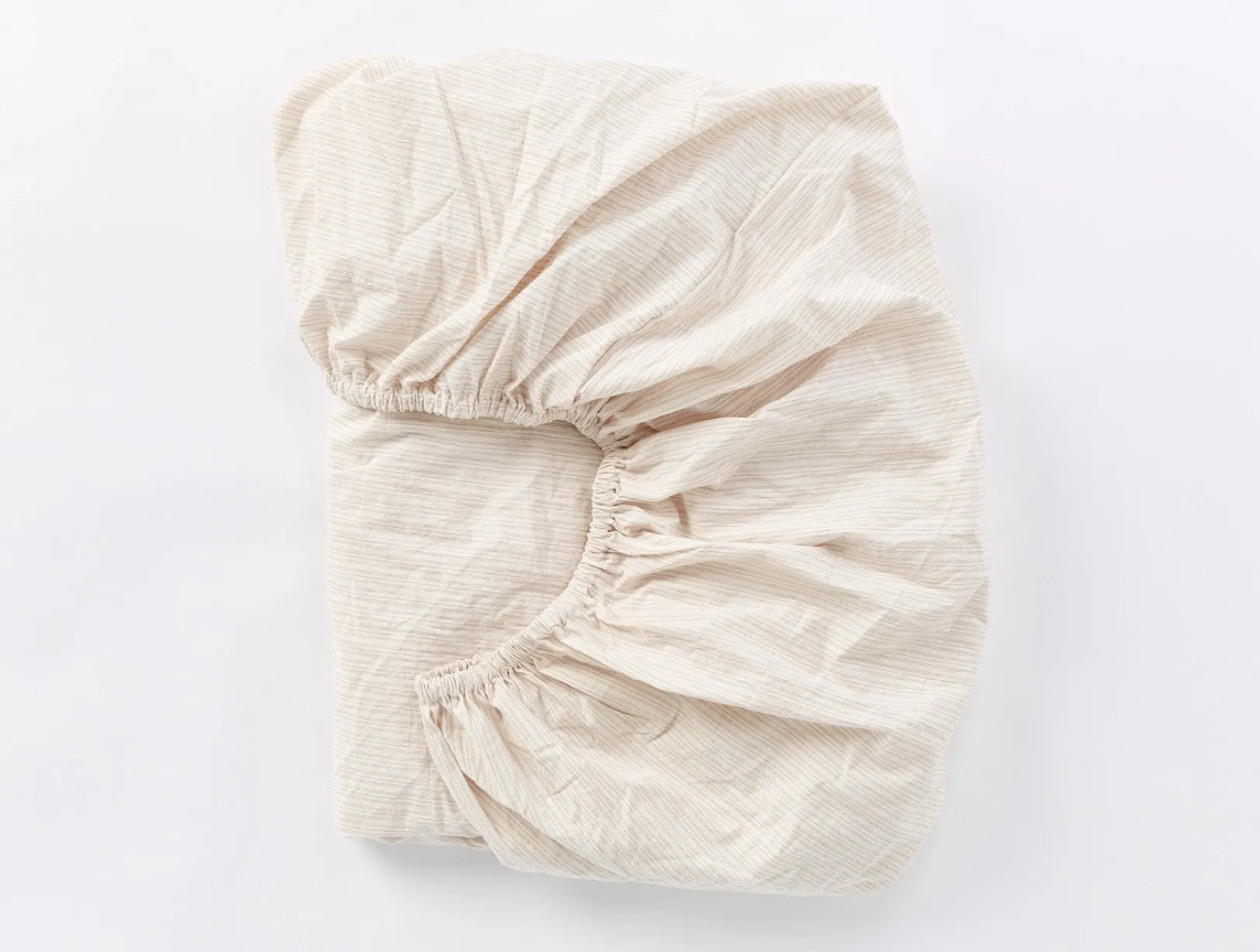 Discount Coyuchi Organic Crinkled Percale™ Fitted Sheet