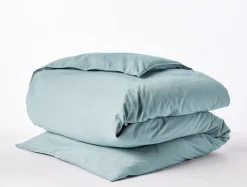 Clearance Coyuchi Organic Crinkled Percale™ Duvet Cover