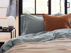 Clearance Coyuchi Organic Crinkled Percale™ Duvet Cover