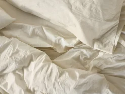 Fashion Coyuchi Organic Crinkled Percale™ Fitted Sheet