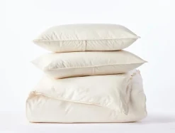 New Coyuchi Organic Crinkled Percale™ Duvet Set