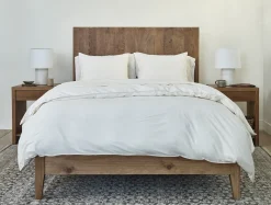 New Coyuchi Organic Crinkled Percale™ Duvet Set