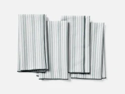Clearance Coyuchi Organic Print Percale Napkins, Set of 4