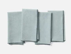 Clearance Coyuchi Organic Print Percale Napkins, Set of 4