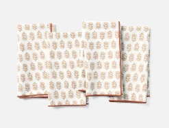 Clearance Coyuchi Organic Print Percale Napkins, Set of 4