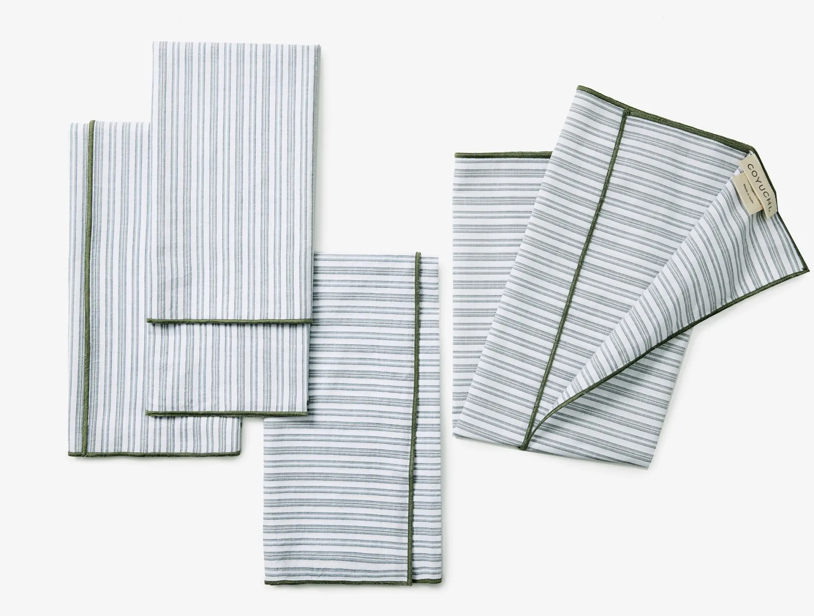 New Coyuchi Organic Print Percale Napkins, Set of 4