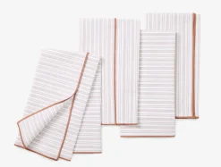 New Coyuchi Organic Print Percale Napkins, Set of 4