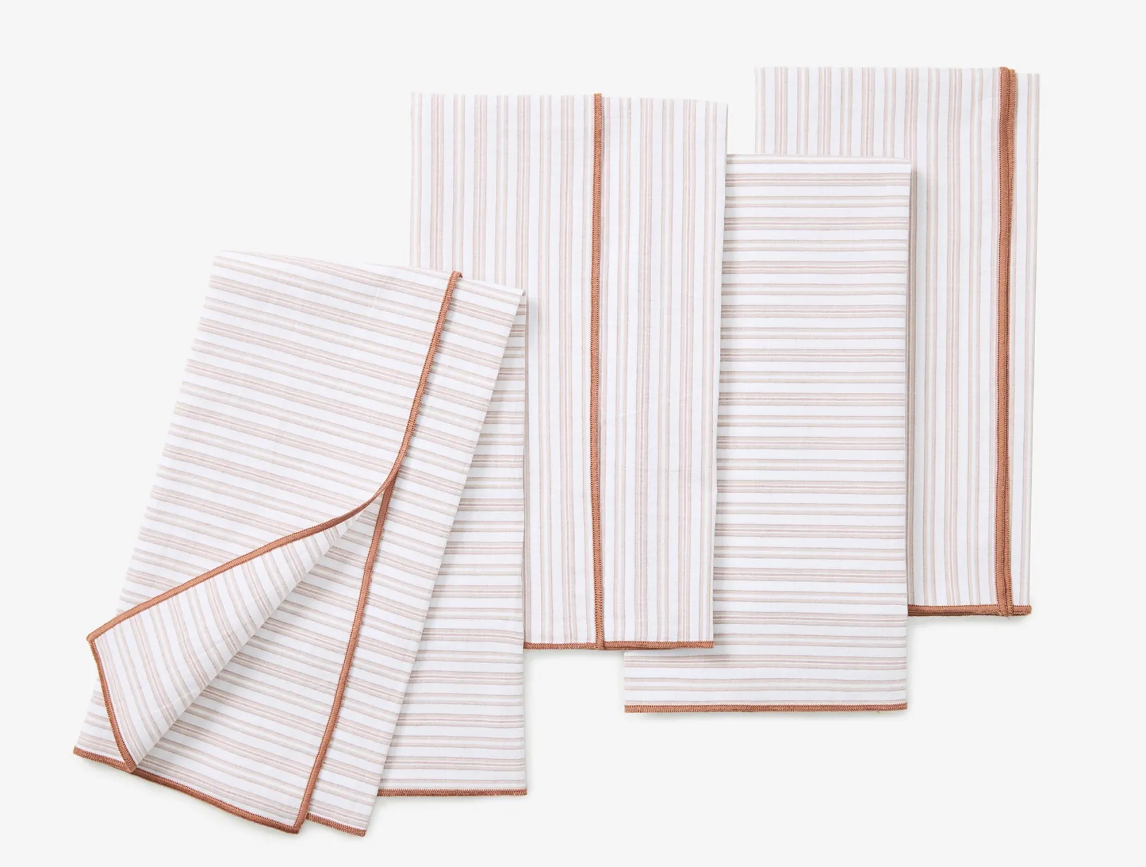 New Coyuchi Organic Print Percale Napkins, Set of 4