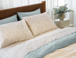 New Coyuchi Organic Print Percale Pillowcases