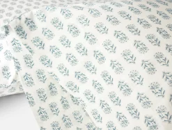 New Coyuchi Organic Print Percale Pillowcases
