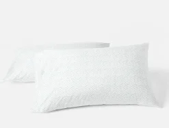 New Coyuchi Organic Print Percale Pillowcases