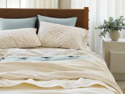 New Coyuchi Organic Print Percale Pillowcases