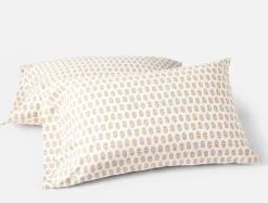 New Coyuchi Organic Print Percale Pillowcases