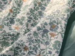 Clearance Coyuchi Organic Print Percale Sham Sage Garden