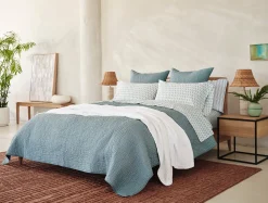 New Coyuchi Organic Print Percale Sheet Set