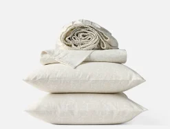 New Coyuchi Organic Print Percale Sheet Set
